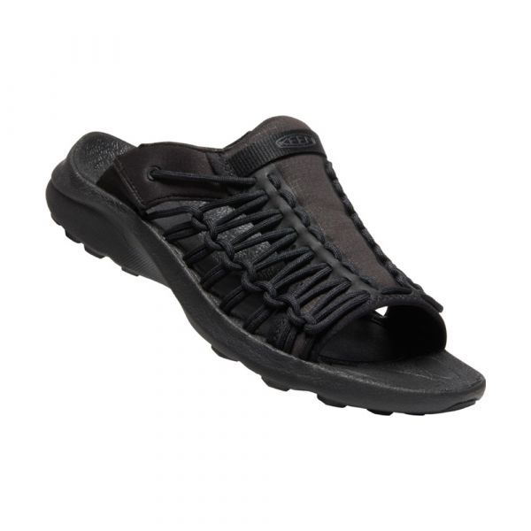 新品未使用 26cm KEEN UNEEK SNK SLIDE Women's UNEEK SNK SLIDE (BLACK/BLACK)