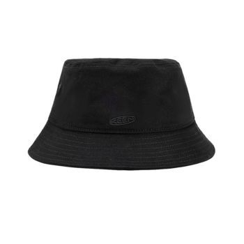 KEEN LOGO STRETCH BUCKET HAT (BLACK/BLACK) #F