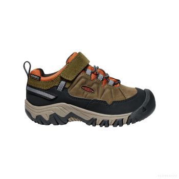 Kids' TARGHEE IV LOW WP (DARK OLIVE/GOLD FLAME)