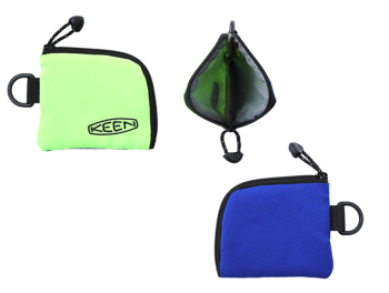 HARVEST MATERIAL COIN CASE (LIME/BLUE) #F