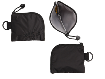 HARVEST MATERIAL COIN CASE (BLACK/BLACK) #F