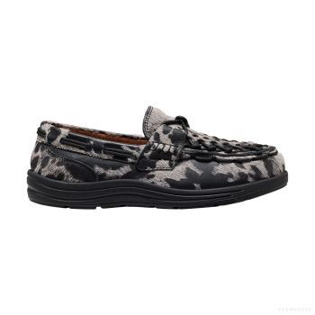 Women's UNEEK LOAFER (NOCTURNAL COW BLACK)